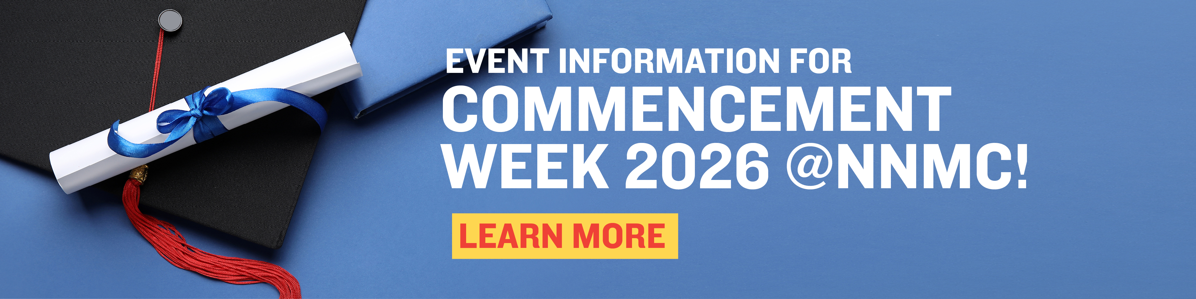 Commencement Banner with link